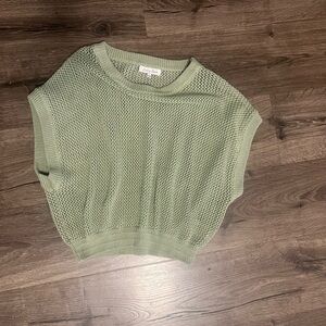 Emory Park Sage Green Knit Top